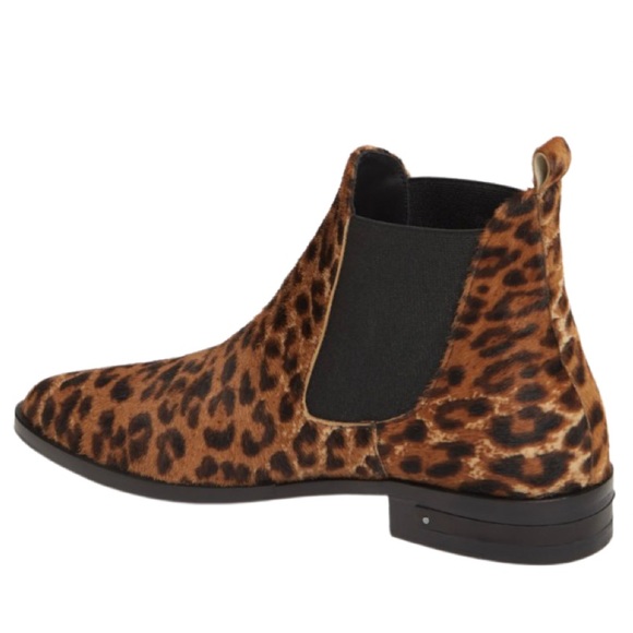 NIB - FREDA SALVADOR Calf Hair Chelsea Boot Cheetah Printed Chic Bootie - Size 6 - Picture 6 of 7